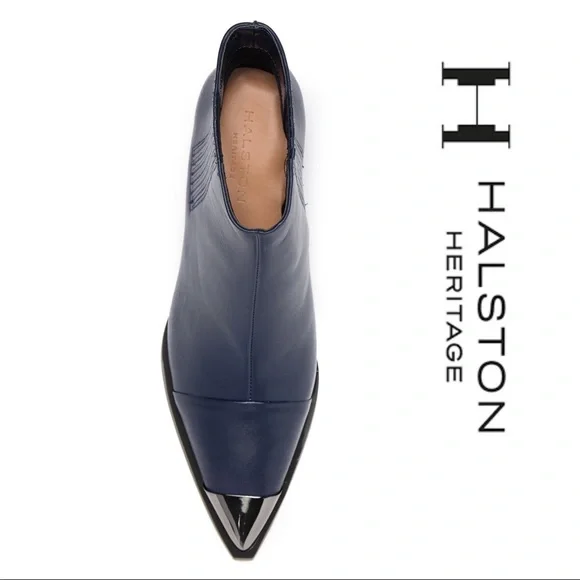 NWT Halston Heritage Blythe In Ruiz Leather Boot
